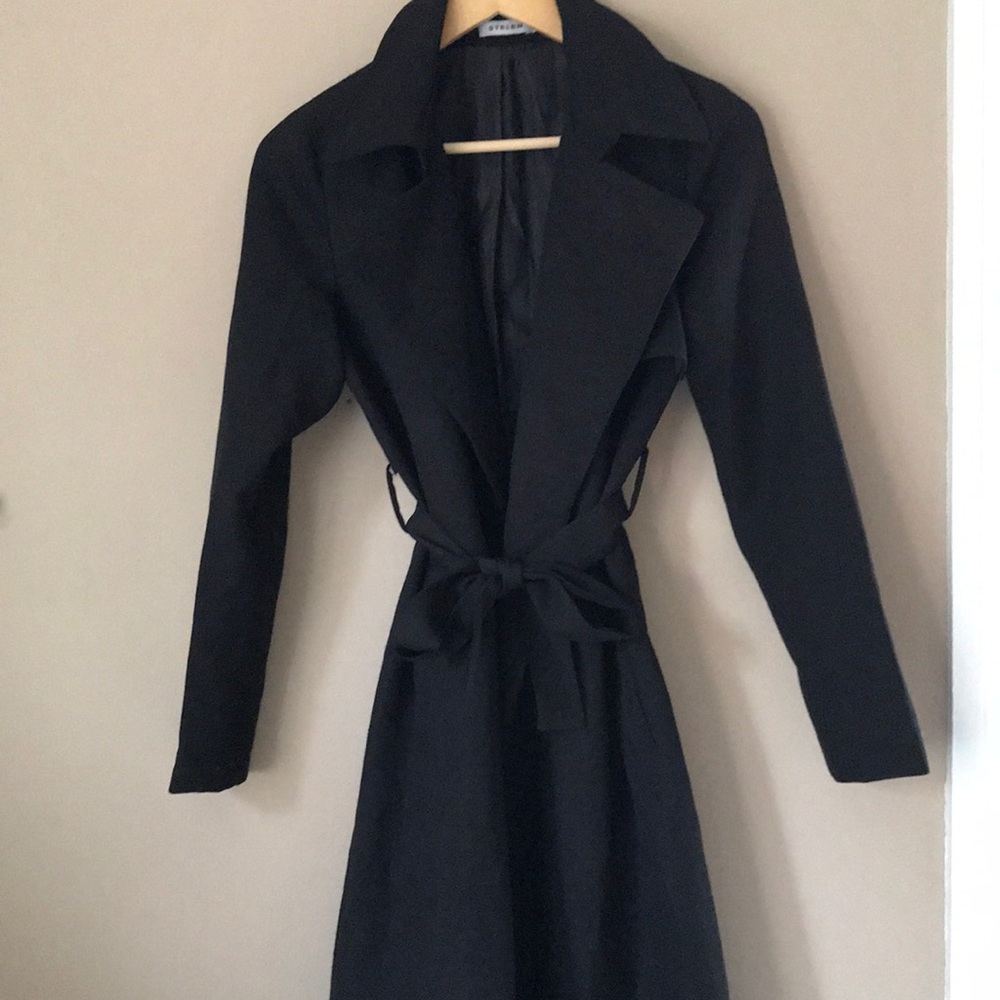 Black trench coat small Stelen